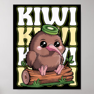 Affiche Citation Kiwi Nouvelle-Zélande pour un amateur d'o