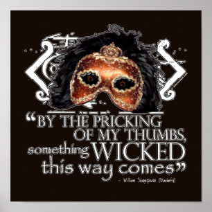 Affiche Citation Macbeth