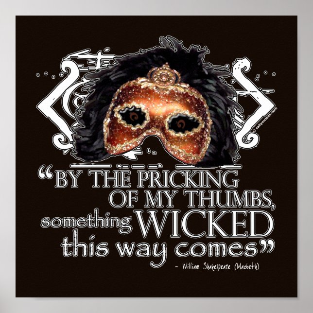 Affiche Citation Macbeth (Devant)