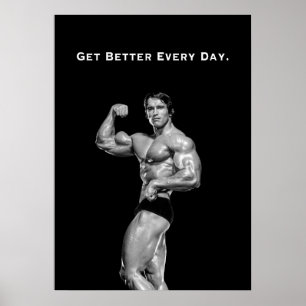Affiche Citation motivante d'Arnold Schwarzenegger