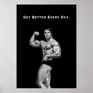 Affiche Citation motivante d'Arnold Schwarzenegger