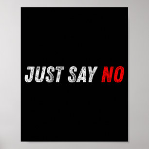Affiche Citation motivante de refus puissant pour l'inspir