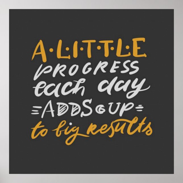 Affiche Citation Motivation Gym Workout (Devant)