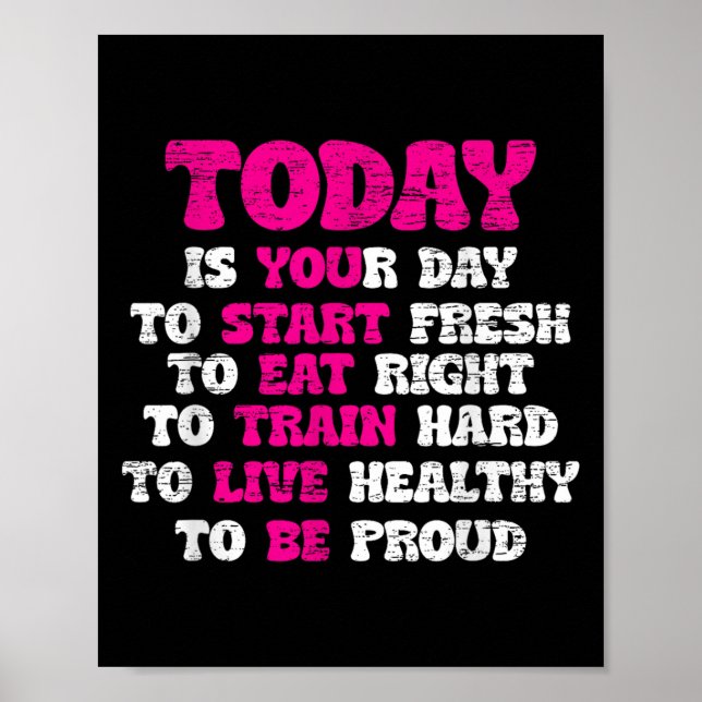 Affiche Citation Motivation Gymnase Citation Motivation Fi (Devant)