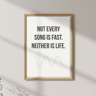 Affiche Citation motivationnelle calme
