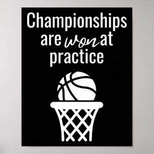 Affiche Citation Motivationnelle De Fille De Basketball Ha