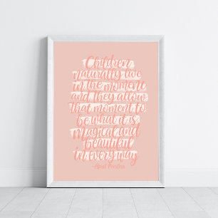 Affiche Citation motivationnelle de l'école d'accueil