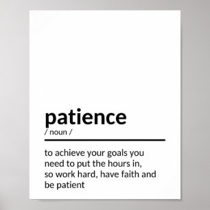 Affiche Citation Motivationnelle De Patience