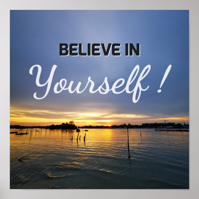 Affiche Citation motivationnelle et inspirante (Devant)