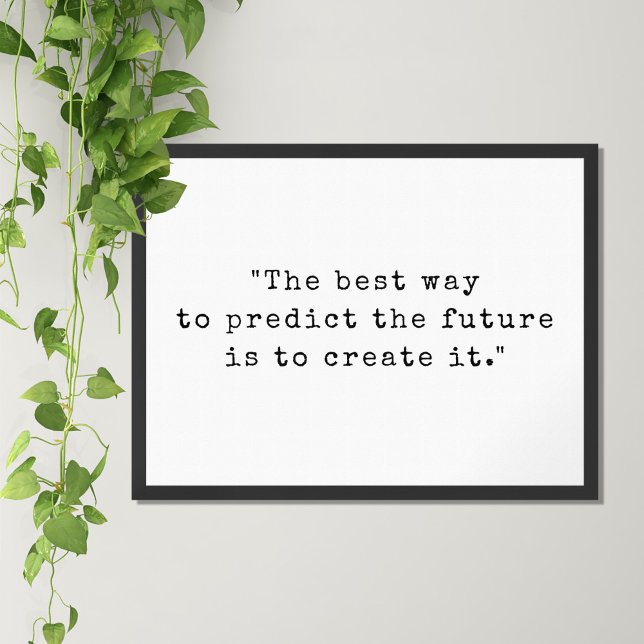 Affiche Citation Motivationnelle Minimaliste (Créateur téléchargé)