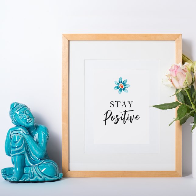 Affiche Citation Motivationnelle Positive Mur Art Décor (Créateur téléchargé)