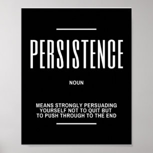 Affiche Citation Motivationnelle Sur La Persistance