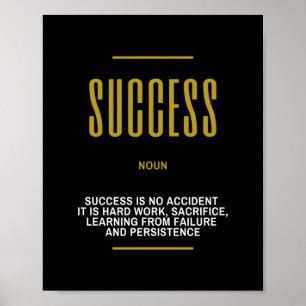 Affiche Citation Motivationnelle Sur Le Succès