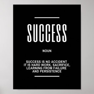 Affiche Citation Motivationnelle Sur Le Succès