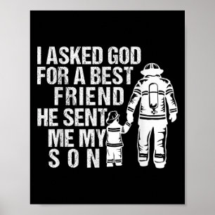 Affiche Citation Papa Fils Pompiers Nouveau Papa Pompiers
