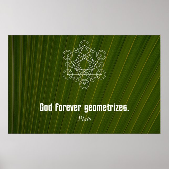 Affiche Citation par Plato (Devant)