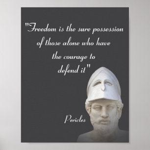 Affiche Citation Pericles Sur Liberté