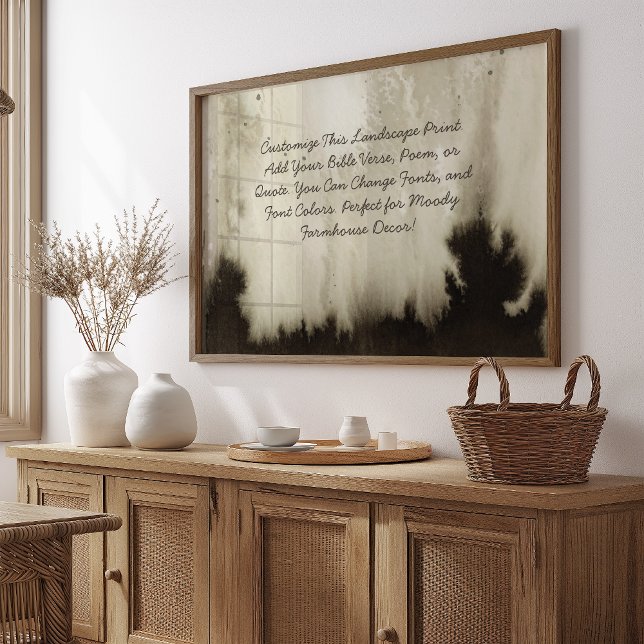 Affiche Citation Personnalisée Ajouter Votre Verse Bible M (Créateur téléchargé)