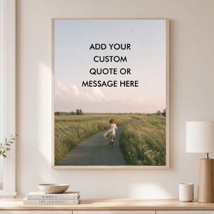 Affiche Citation Personnalisée – Aventure Enfance de Rêve