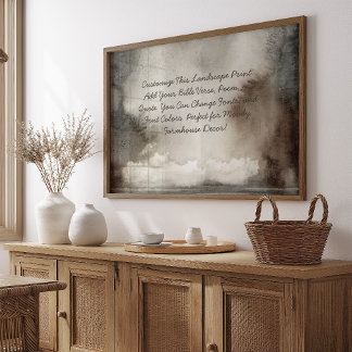 Affiche Citation Personnalisée, Disant, Verse Bible Moody