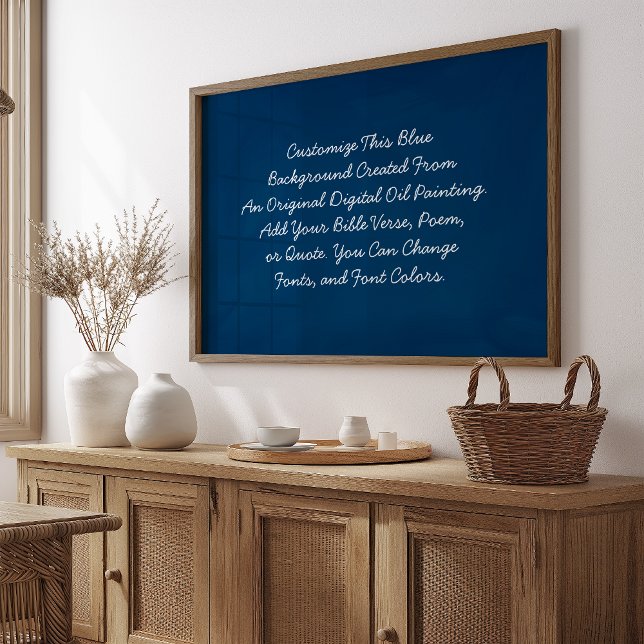 Affiche Citation Personnalisée Téléchargez vos propres mot (Créateur téléchargé)