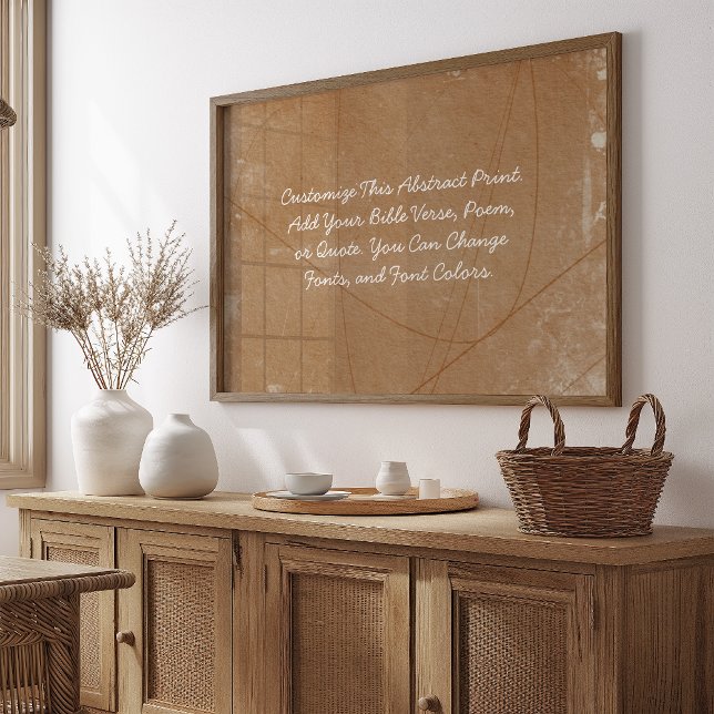 Affiche Citation Personnalisée Téléchargez vos propres mot (Créateur téléchargé)