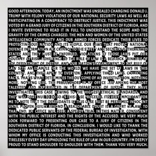 Affiche Citation politique de Jack Smith contre Trump