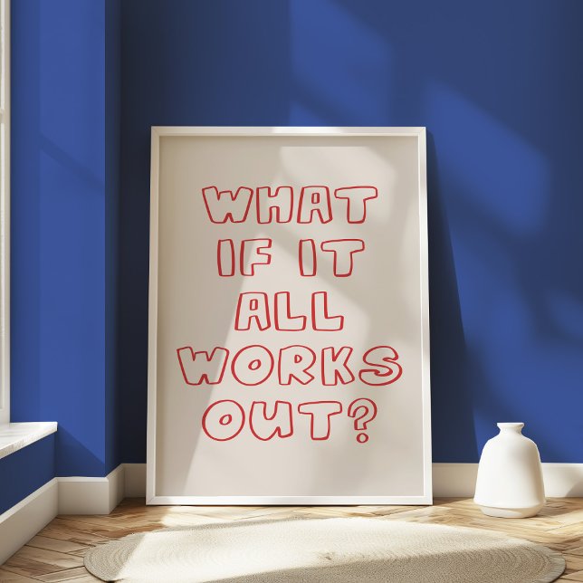 Affiche Citation Positive Motivant Minimaliste Manuscrite (Créateur téléchargé)