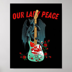 Affiche Citation Rétro Vintage Drôle Notre Dame Paix De Ba