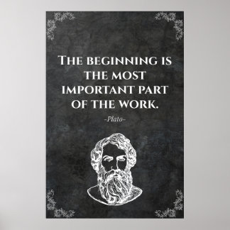 Affiche Citation sage de Platon. Sagesse