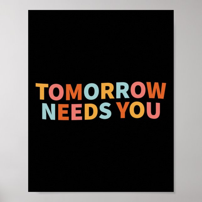 Affiche Citation Santé Demain A Besoin De Vous (Devant)