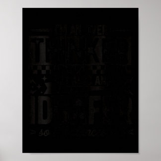 Affiche Citation sarcastique drôle Idgaf de surpenseur de