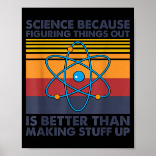 Affiche Citation scientifique drôle Blague de calembour