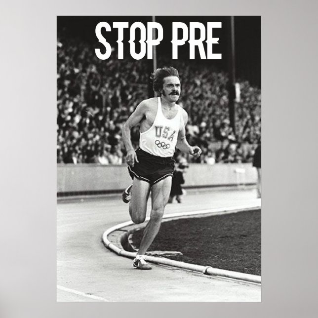 Affiche Citation Steve Prefontaine (Devant)