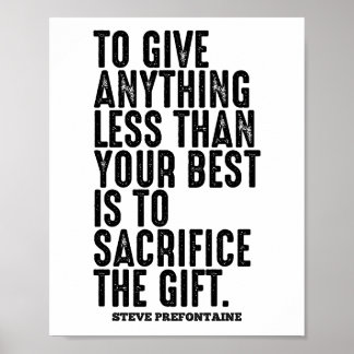 Affiche Citation Steve Prefontaine