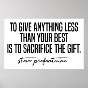 Affiche Citation Steve Prefontaine