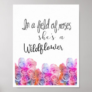 Affiche Citation sur les femmes fortes