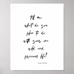 Affiche Citation Topographique Motivationnel Minimaliste (
