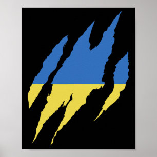 Affiche Citation ukrainienne Drapeau Ukraine Chemise Ukrai