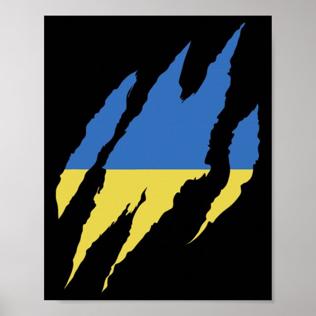 Affiche Citation ukrainienne Drapeau Ukraine Chemise Ukrai (Devant)