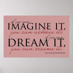 Affiche Citation William Ward Imagine