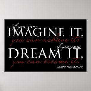Affiche Citation William Ward Imagine