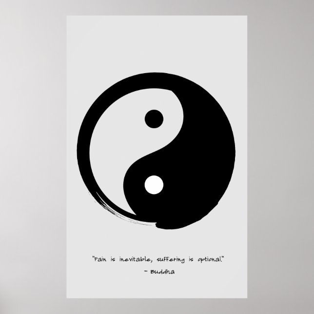 Affiche Citation zen : Sagesse et méditation (Devant)
