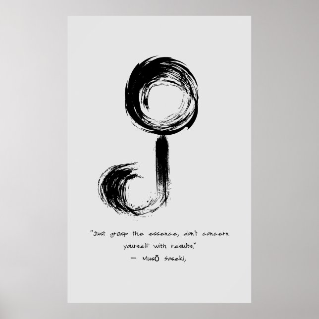 Affiche Citation zen : Sagesse et méditation (Devant)