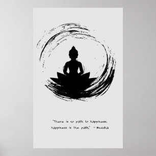 Affiche Citation zen : Sagesse et méditation