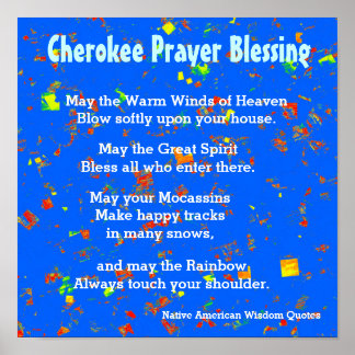 Affiche Citations amérindiennes de la sagesse
