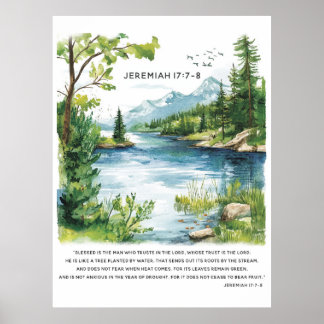Affiche Citations bibliques inspirantes sur des photos de