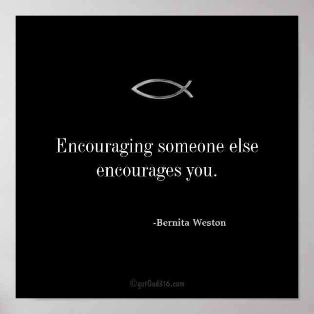 Affiche Citations chrétiennes (Devant)