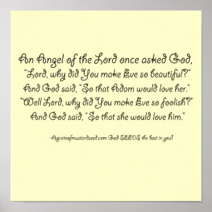 Affiche Citations chrétiennes amusantes