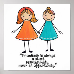 Affiche Citations d'amitié